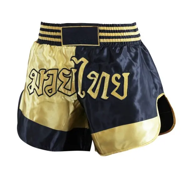 Short Boxeo Tailandés negro/oro