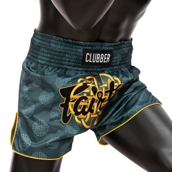 Short Boxeo Tailandés Fairtex Azul/Gris 1915
