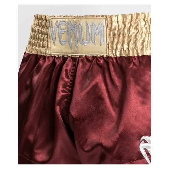 Short Boxeo Tailandés Venum Classic Burdeos