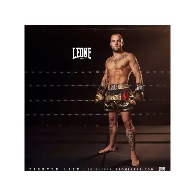 Guantes de Boxeo Leone Muay Thai 100% Cuero - 13