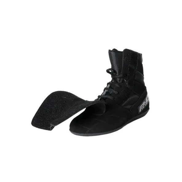 Zapatos de Boxeo Francés Rivat F1 Negro