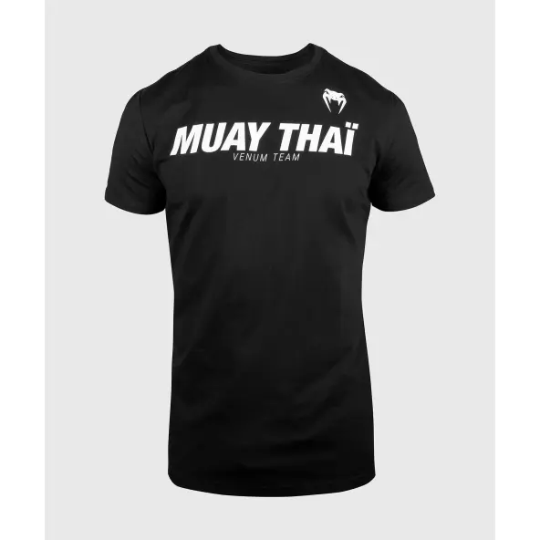 Camiseta Muay Thai VT Venum Negro/Blanco