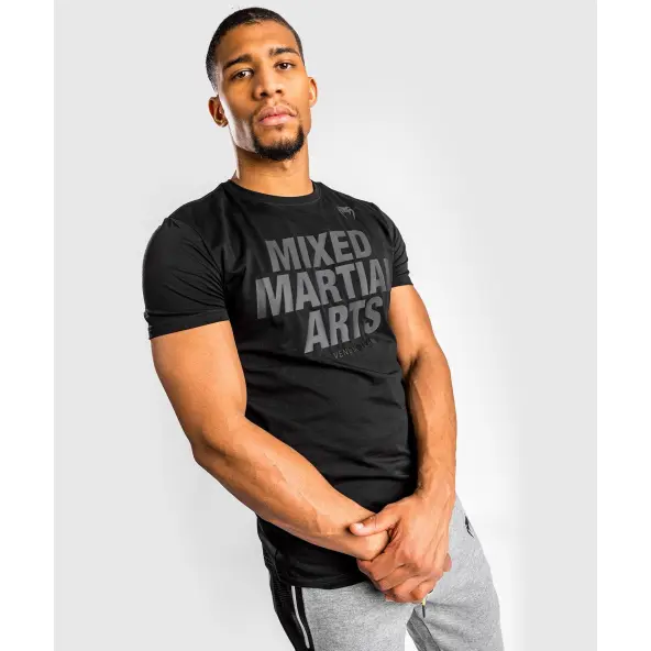 Camiseta MMA VT Venum Negro/Negro Mate