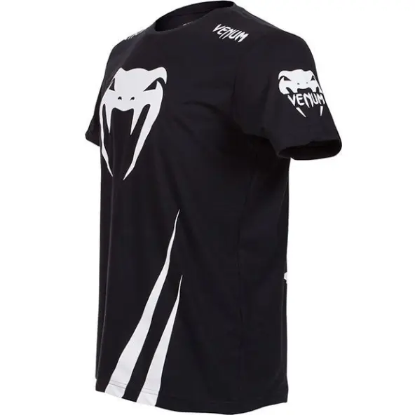 Camiseta Venum Challenger - Negro/Blanco