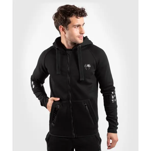 Sudadera Venum Contender 3.0 con cremallera Negra