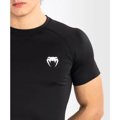 Rashguard Venum Contender de manga corta Negro/Blanco - 8