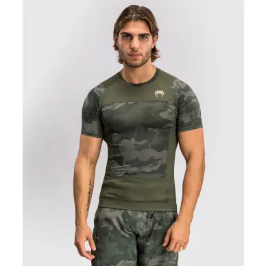 Rashguard Venum G-FIT Negro/Oro de manga corta - 5
