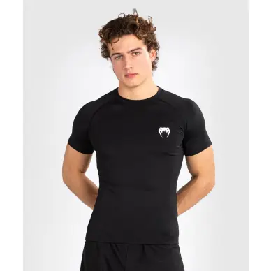 Rashguard Venum Contender de manga corta Negro/Blanco - 10
