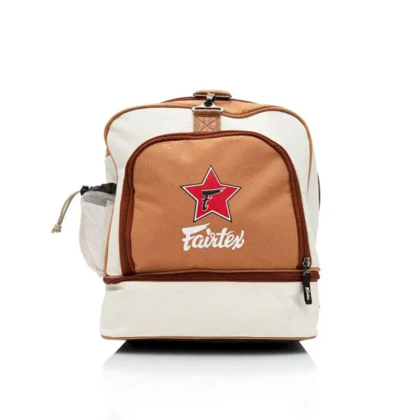 Bolsa de deporte Fairtex Crema/Marrón