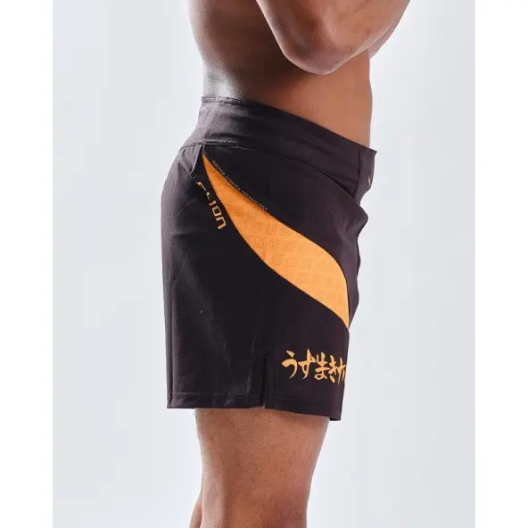 Short MMA Ajustado Naruto x Elion Negro/Naranja