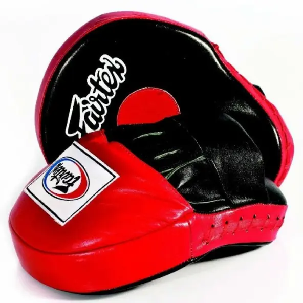 Manoplas de boxeo curvadas Fairtex Pro talla M