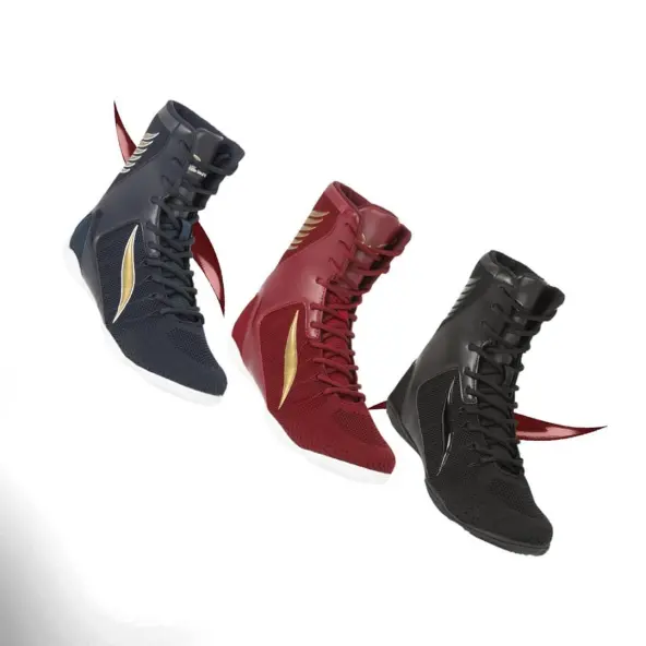Zapatos de boxeo Elion Burdeos