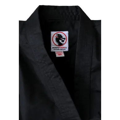 Kimono de karate Bushido negro - 13