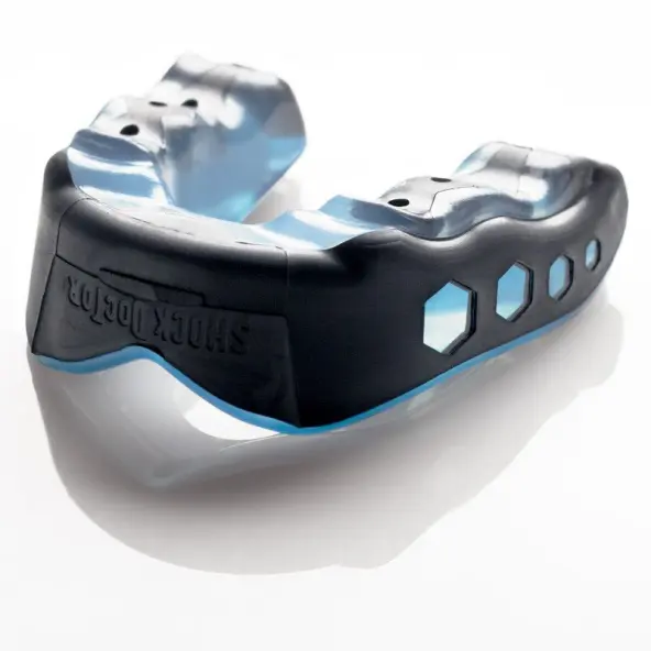 Protector bucal Shock Doctor Gel Max Azul Negro
