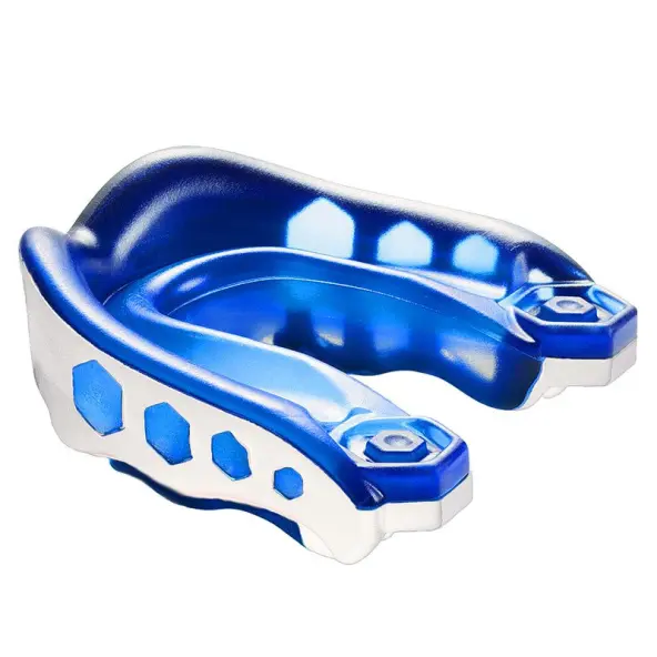 Protector bucal Shock Doctor Gel Max Blanco Azul