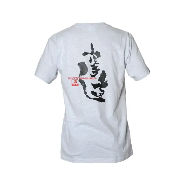 Camiseta Shureido Gris Claro Logo Pecho & Logo en la Espalda