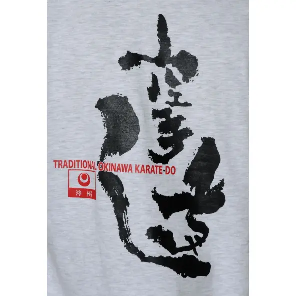 Camiseta Shureido Gris Claro Logo Pecho & Logo en la Espalda