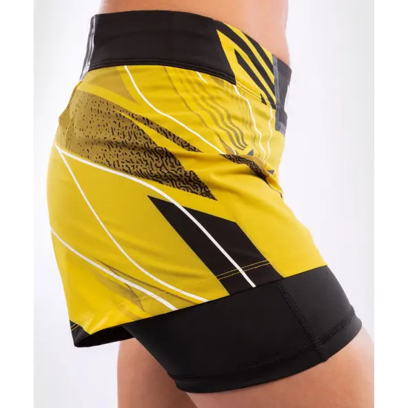 Short Mujer MMA VENUM UFC Authentic Fight Night corte corto AMARILLO