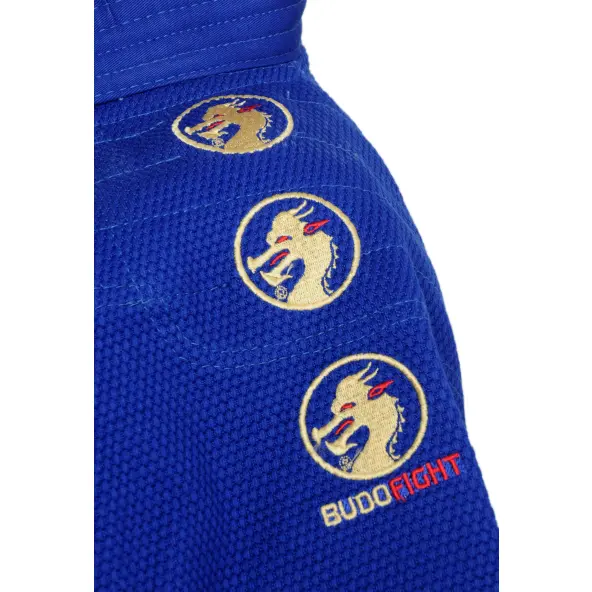 Kimono Judo Azul Competición Mundial Con Bordados