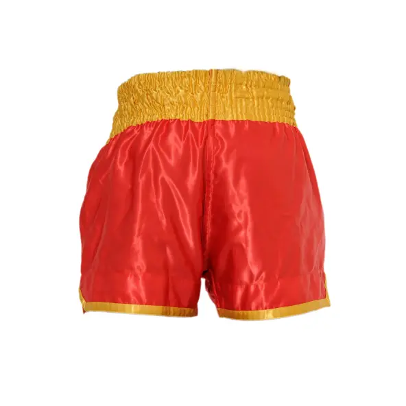Short boxeo tailandés FIGHTER Rojo y Amarillo