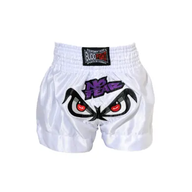 Short boxeo tailandés NO FEAR Blanco - 8