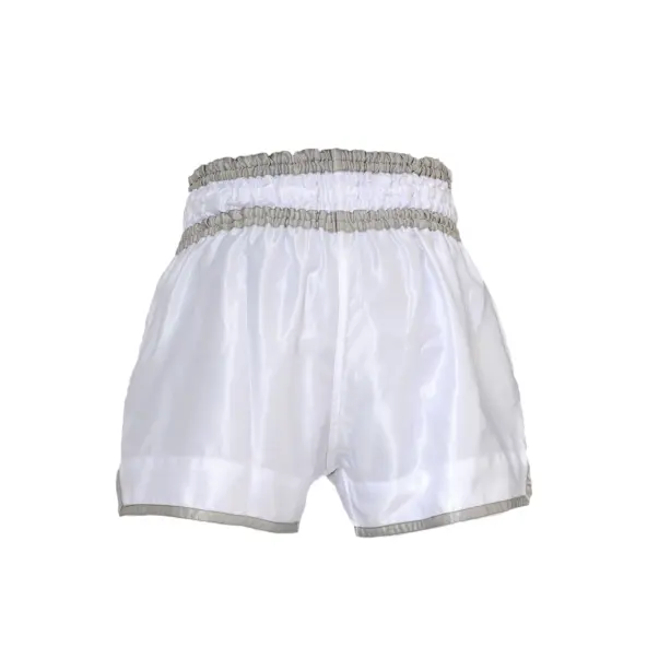 Short boxeo tailandés NO LIMIT blanco