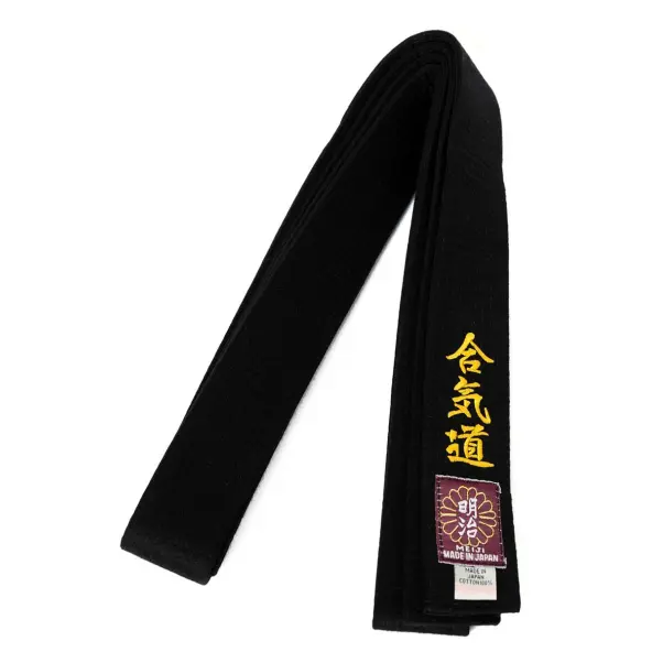 Cinturón Aikido Bordado Aikido Importación Japón