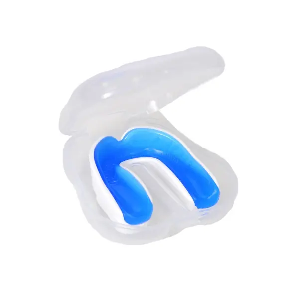 Protector Bucal GEL azul/blanco