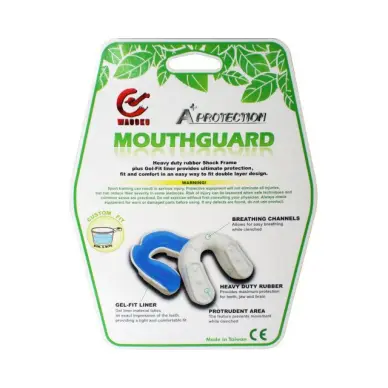 Protector Bucal GEL azul/blanco - 12