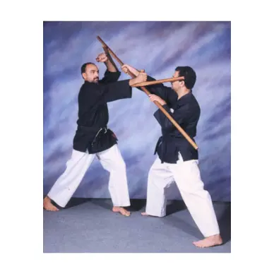 Tonfa Redondo Roble Rojo Shureido