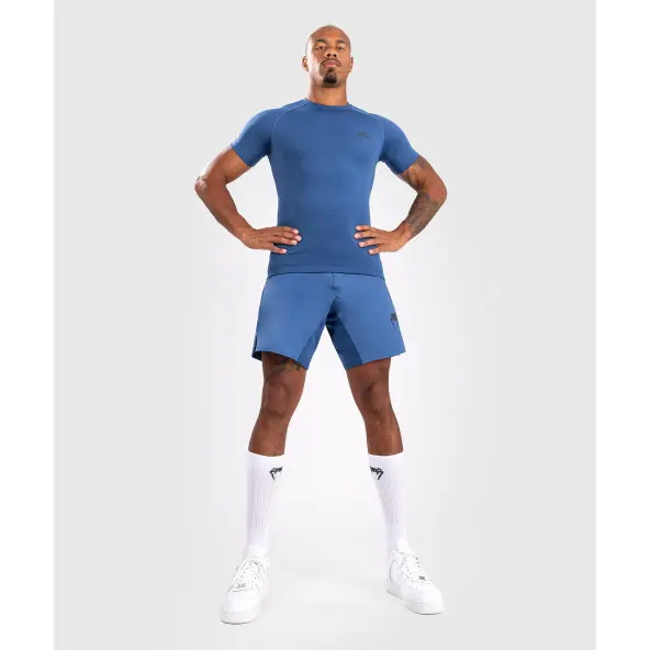 Rashguard Venum Contender de manga corta Azul