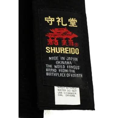 Cinturón Karate Shureido Shito Ryu Satén