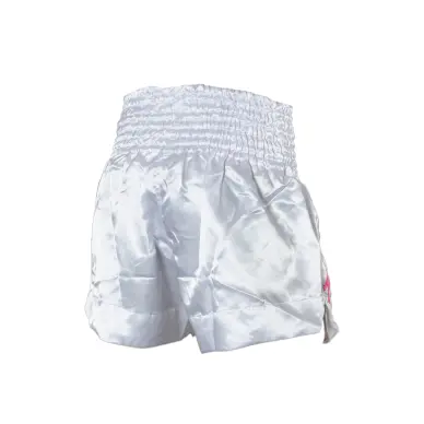 Short Boxeo Tailandés ThaiFight Blanco/Rosa - 8