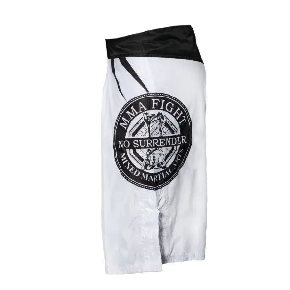 Fightshort MMA No Fear Blanco