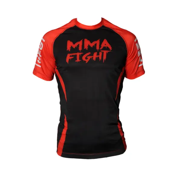 Rashguard MMA Negro / Rojo
