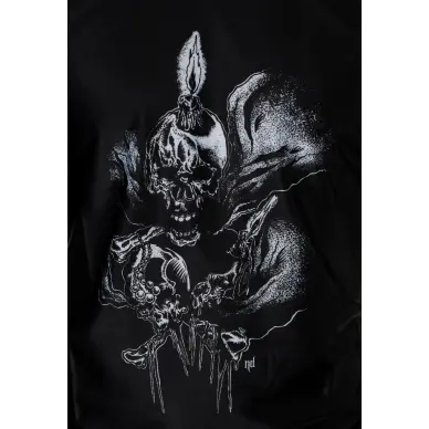 Rashguard MMA Negro Impresión calavera - 14