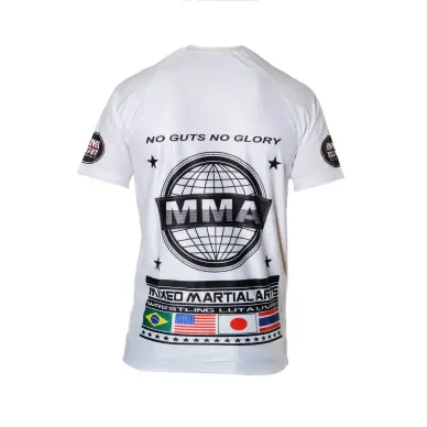 Rashguard MMA Blanco Impresión MMA - 7