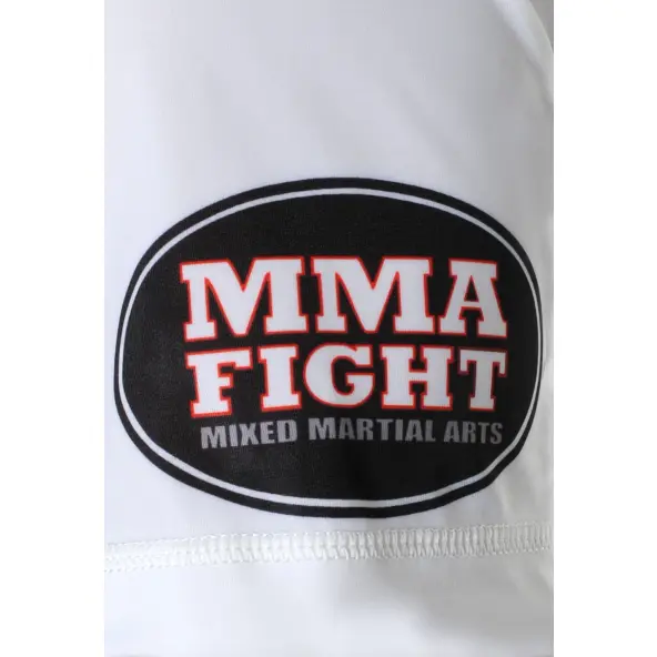 Rashguard MMA Blanco Impresión MMA