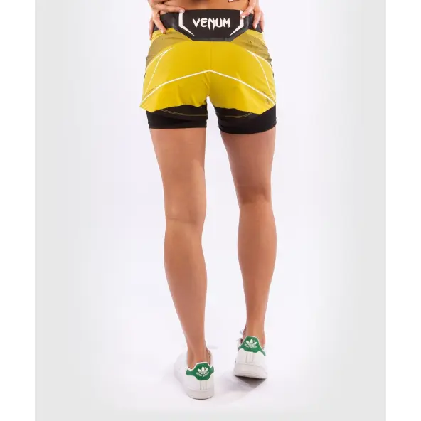Short Mujer MMA VENUM UFC Authentic Fight Night corte corto AMARILLO