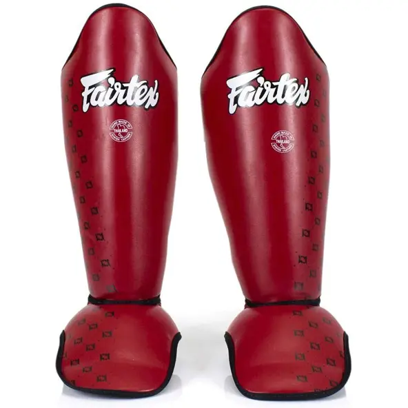 Espinilleras y protector de pie Fairtex SP5 100% cuero