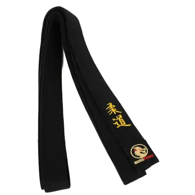 Cinturón de Judo Negro Budofight Bordado Judo