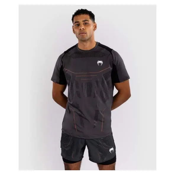 Camiseta Dry Tech Venum Electron 3.0 - Gris / Rojo