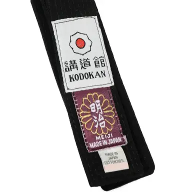 Cinturón de Judo Negro Meiji Importación Japón
