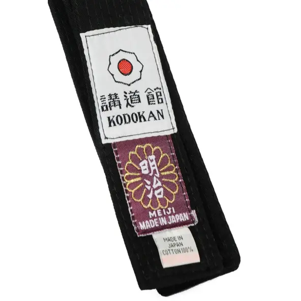 Cinturón de Judo Negro Meiji Importación Japón