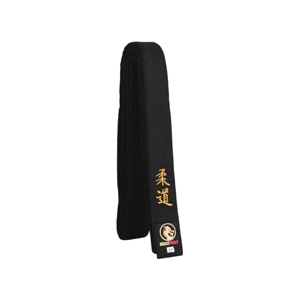 Cinturón de Judo Negro Budofight Bordado Judo