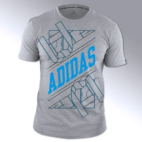 Camiseta Artes marciales gris-azul