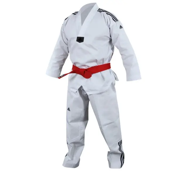 Dobok Taekwondo Adiclub cuello blanco