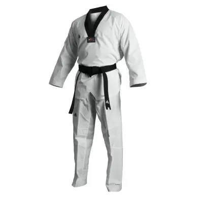 Dobok Taekwondo Adiflex color negro - 14