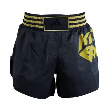Short Boxeo Kick Boxing Negro/Oro - 6