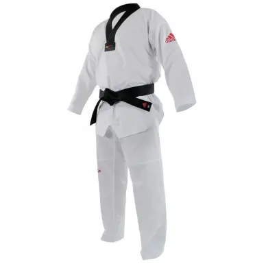 Dobok Taekwondo Adi-Contest logo Rojo - 3